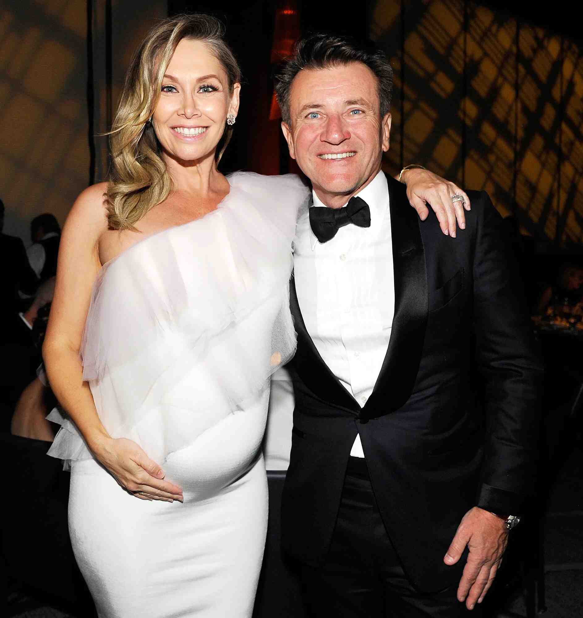 Image of Robert Herjavec with his wife Kym Johnson